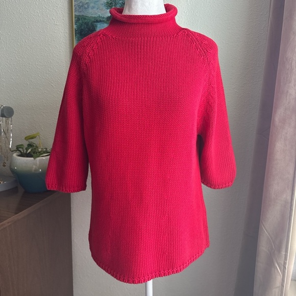 Vintage Short Sleeve Knit Sweater - Picture 1 of 8
